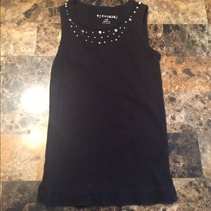 Girl size 4 black tank top!